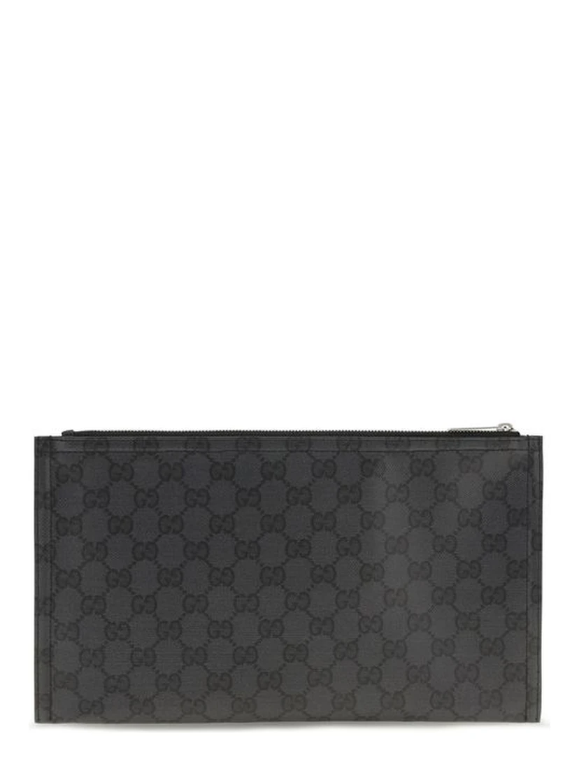 Black Fabric Shoulder Bag