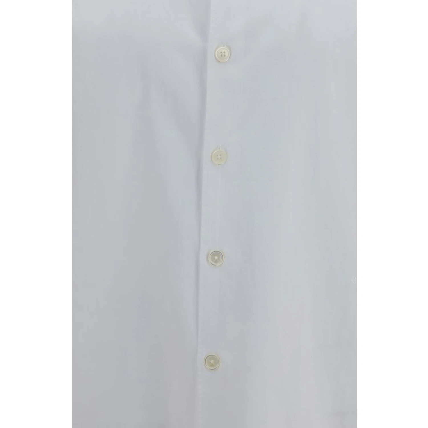 White Lyocell Dress Shirt