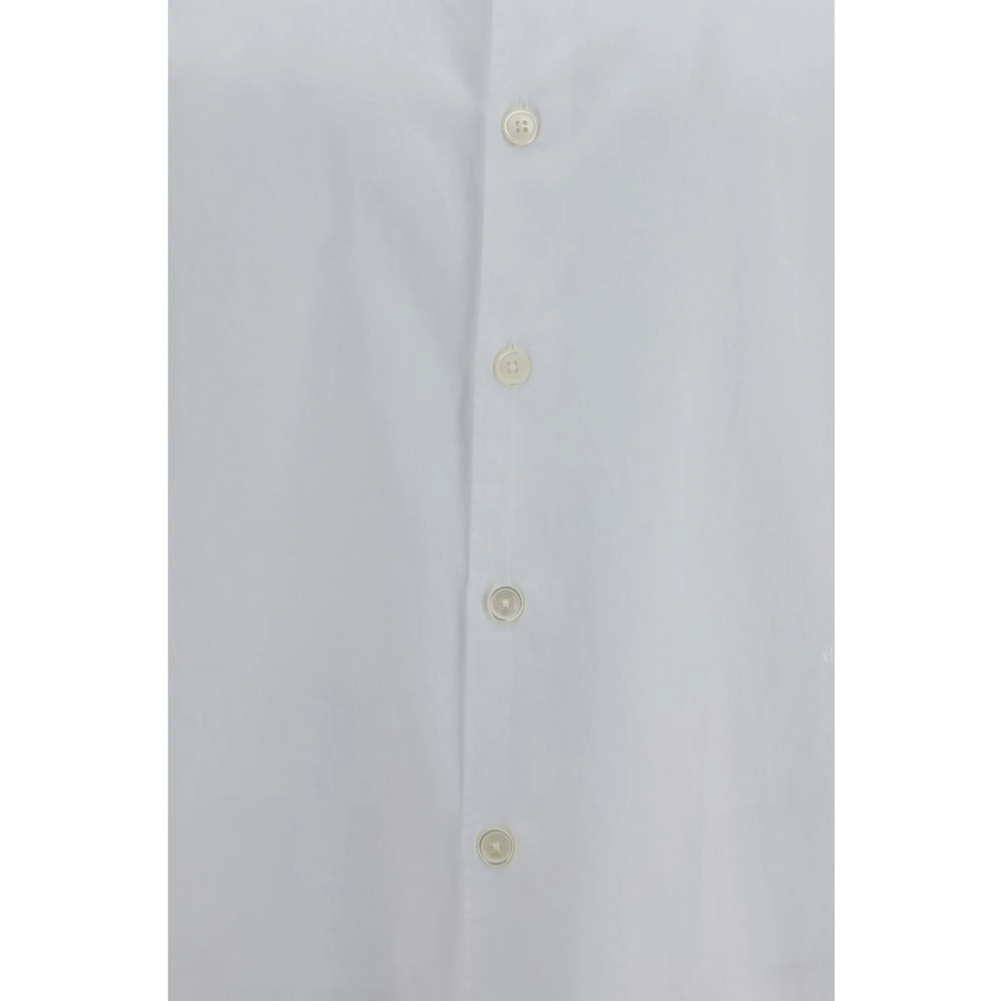 White Lyocell Dress Shirt