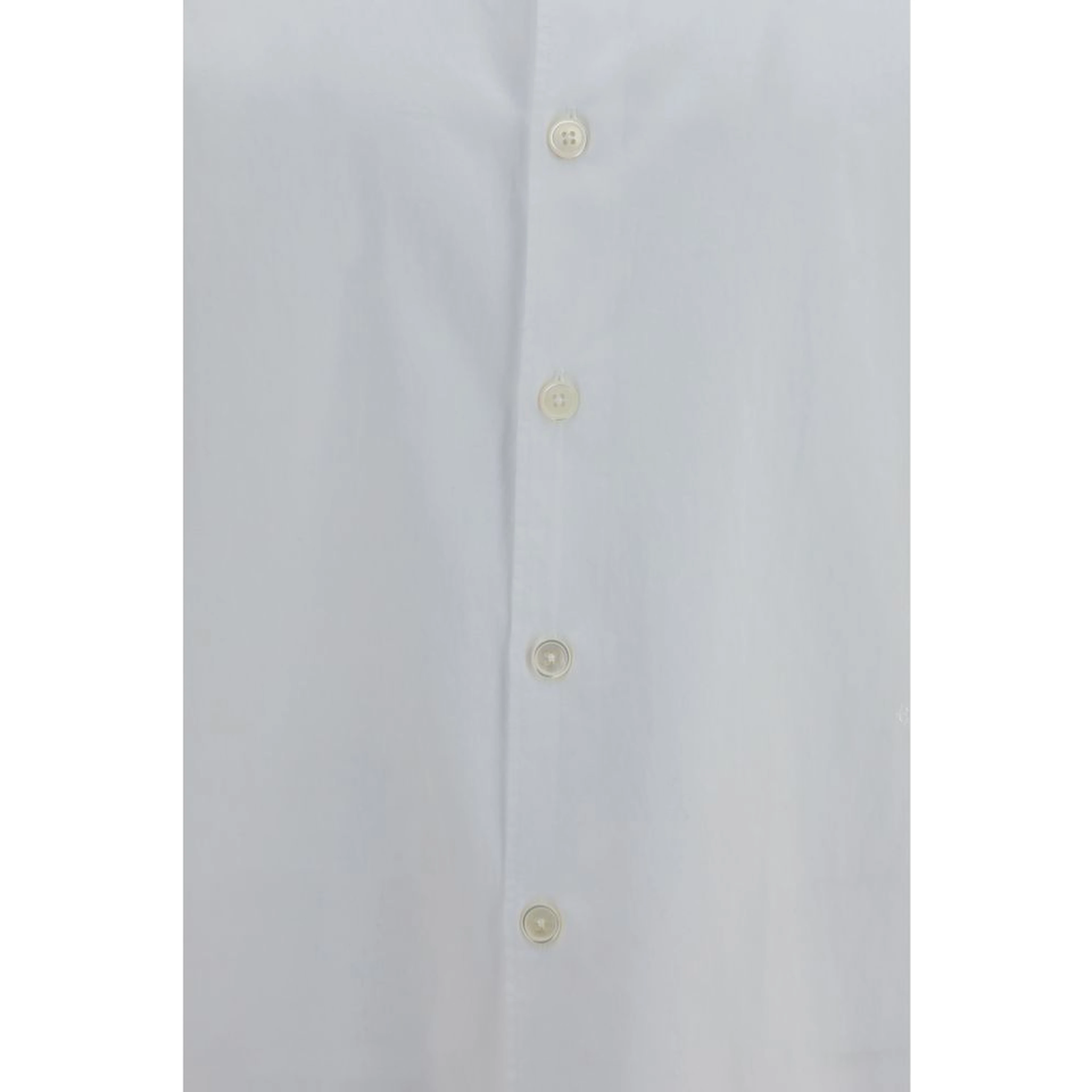White Lyocell Dress Shirt