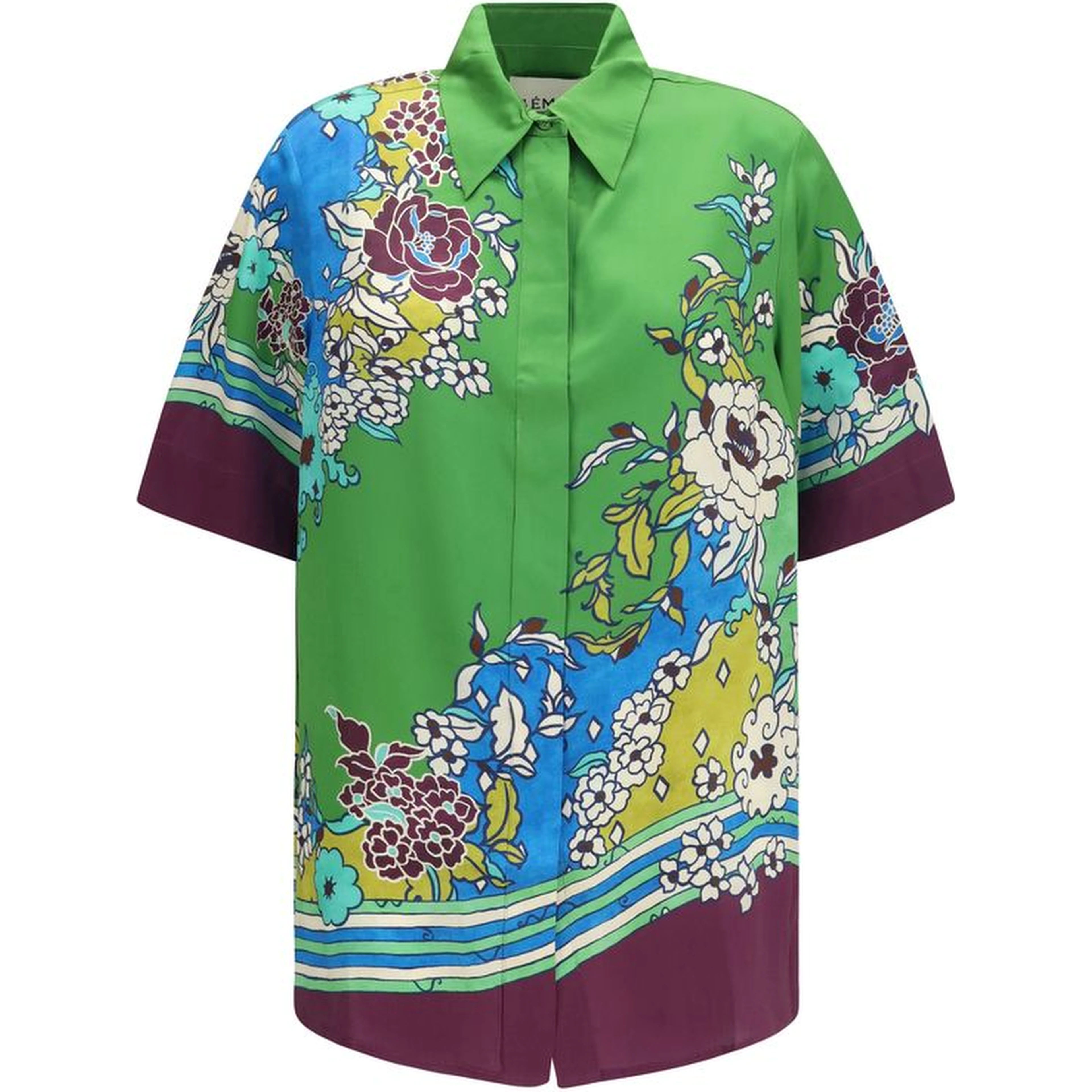 Multicolor Silk Blouse