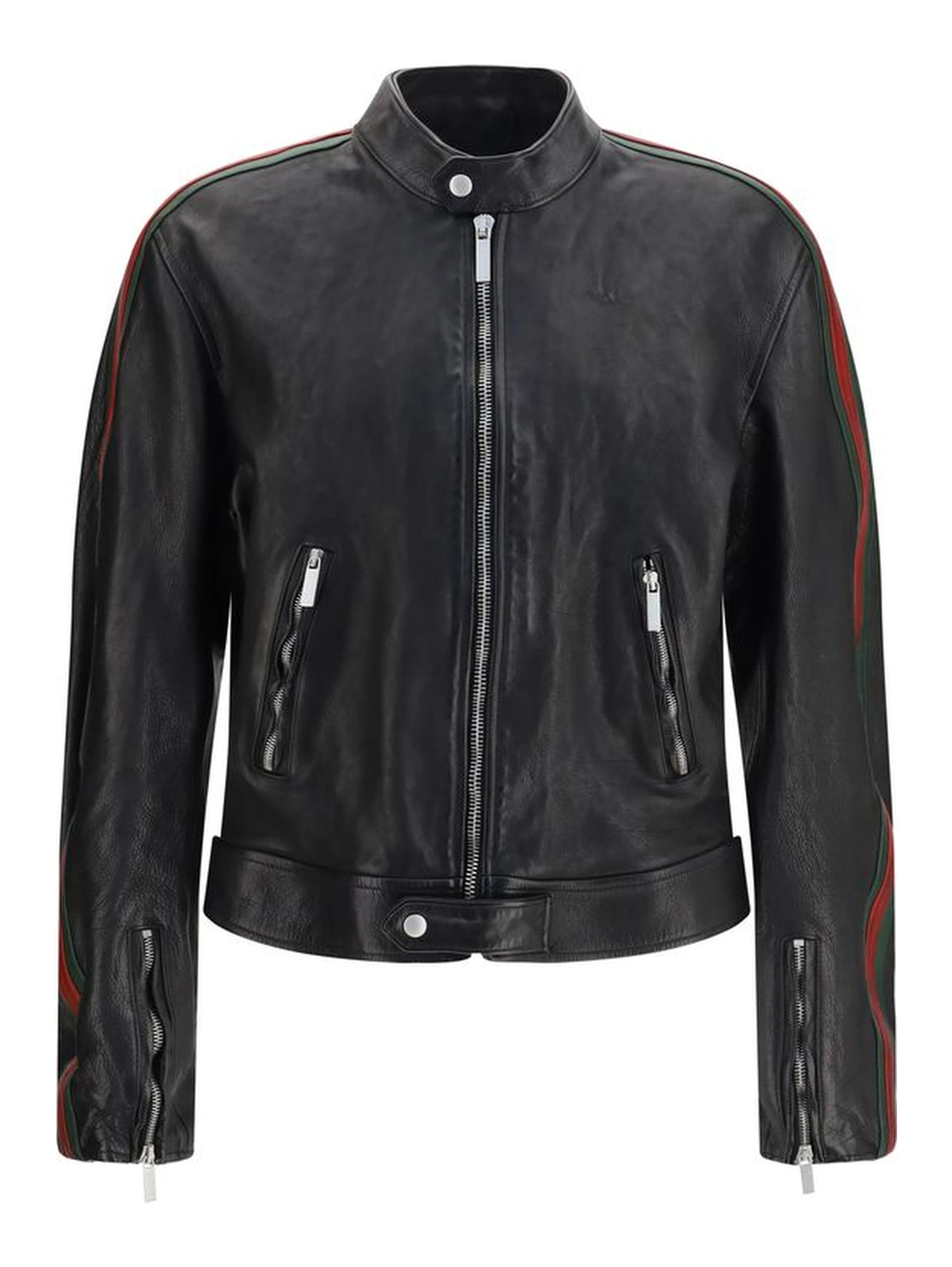 Black Buffalo Leather Bomber