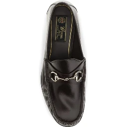 Brown Calf Leather Bos Taurus Slip-On Loafers
