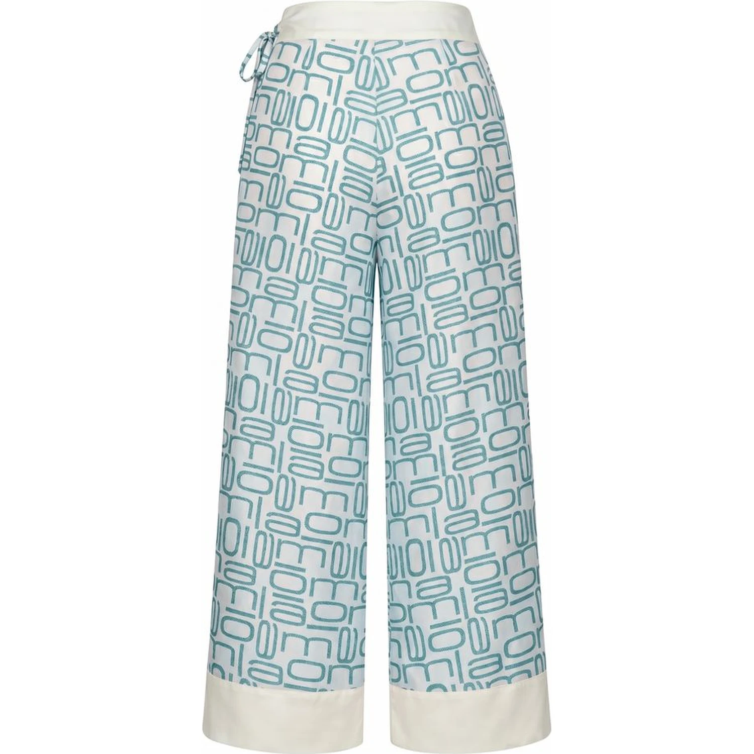 Blue Silk Women's Pants