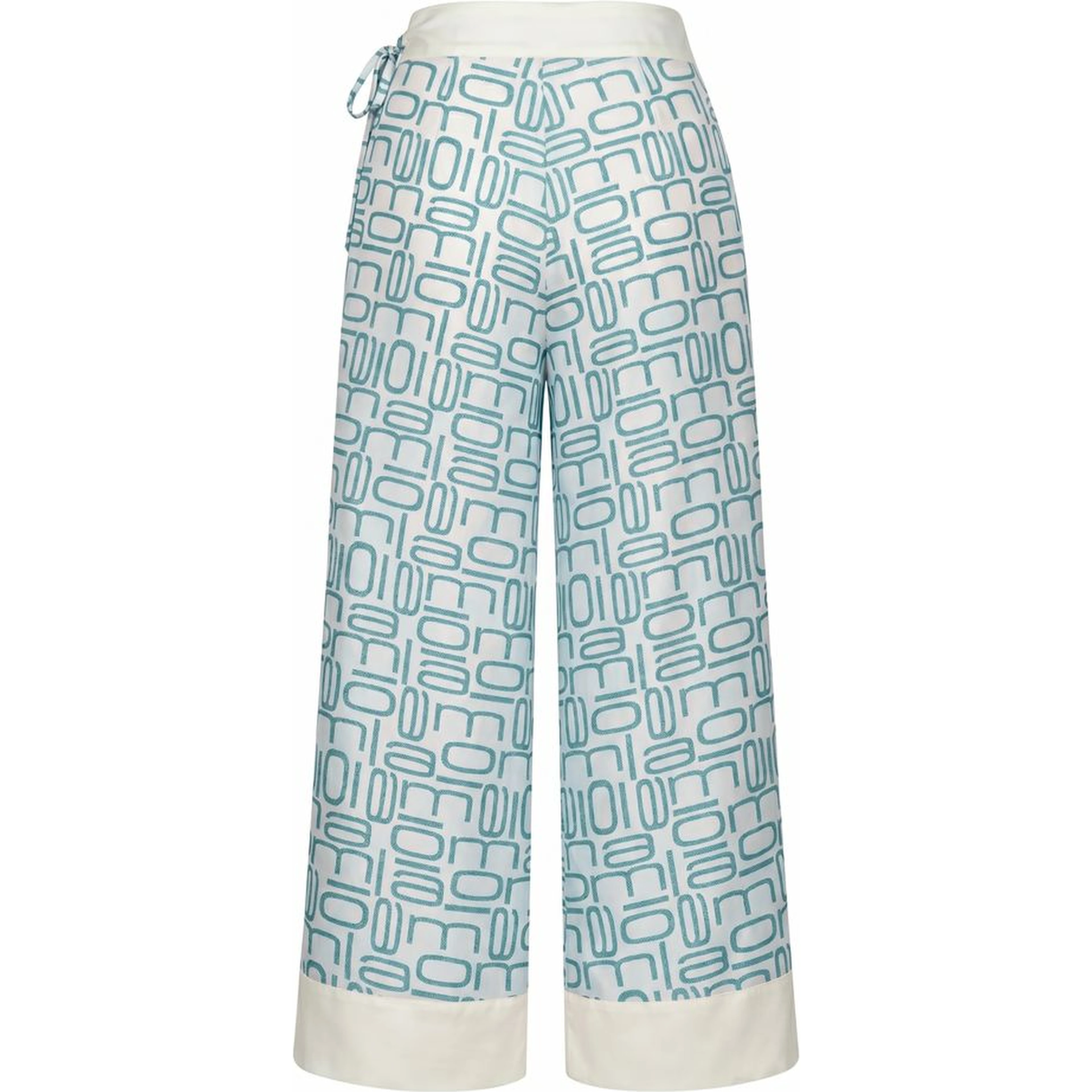 Blue Silk Women's Pants