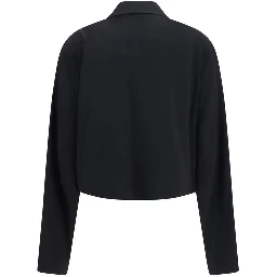 Black Wool Oves Aries Full-Length Jacket