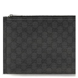 Black Fabric Shoulder Bag
