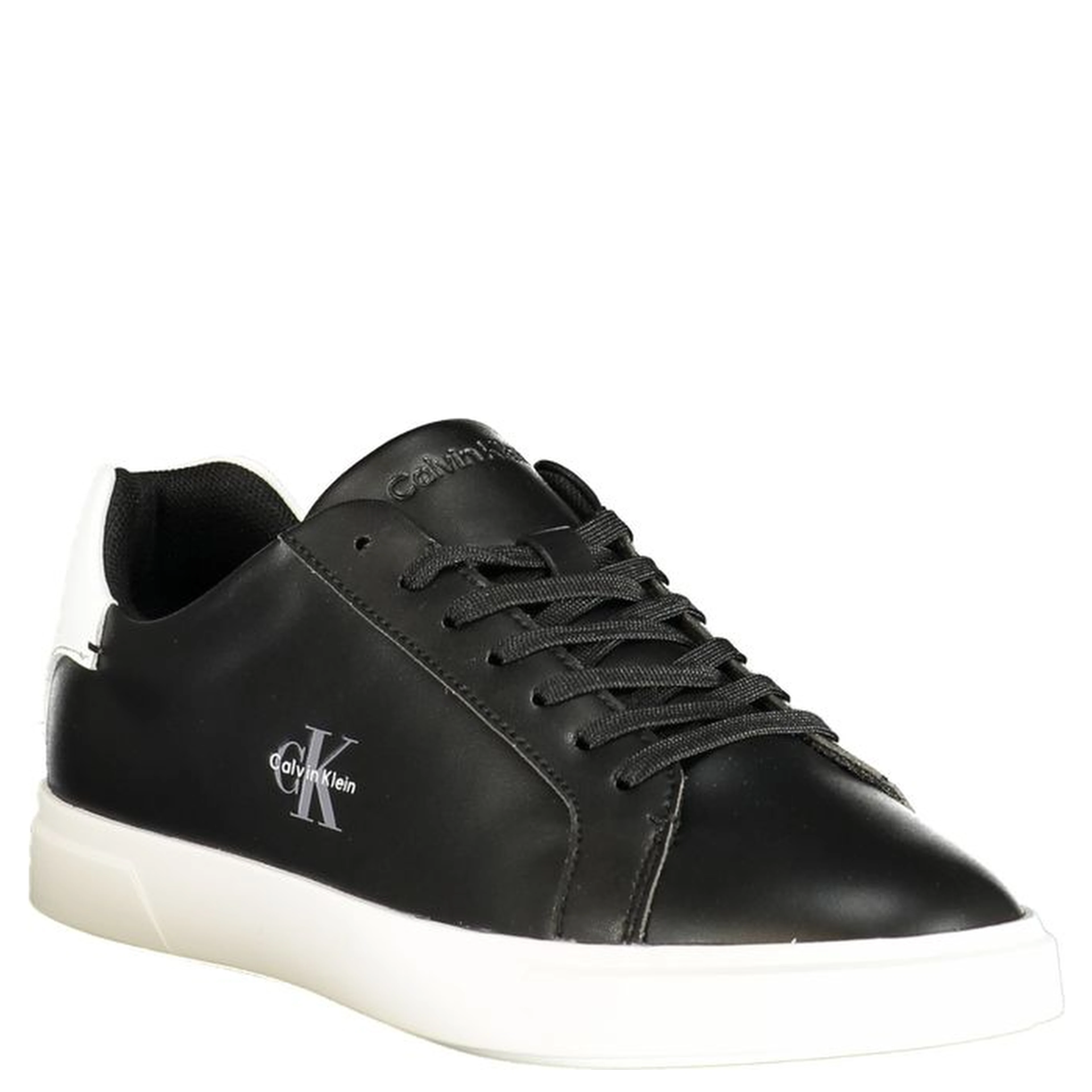 Black Polyurethane Womens Sneaker