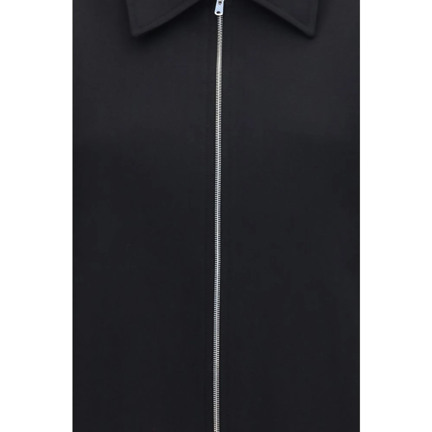 Black Wool Oves Aries Full-Length Jacket