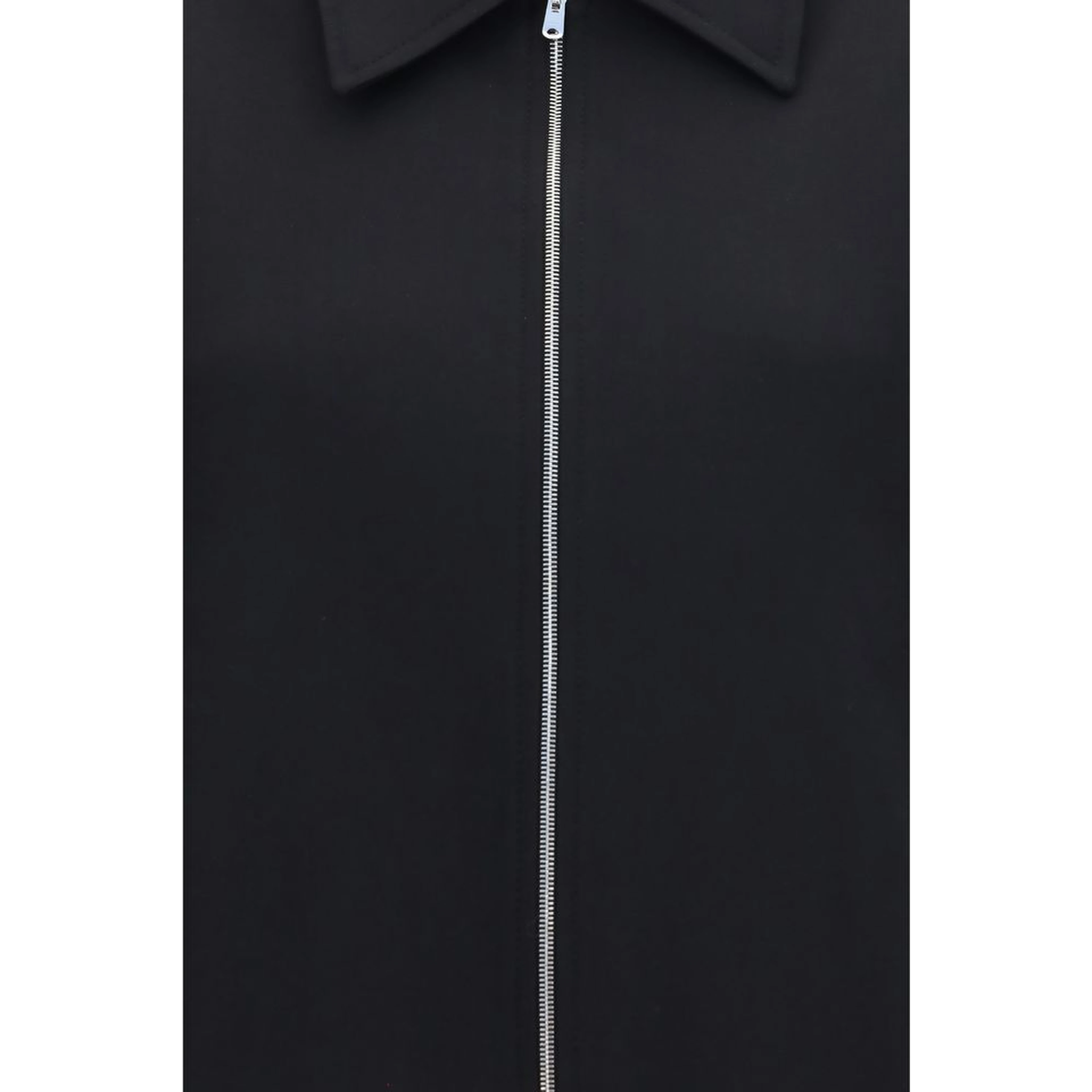 Black Wool Oves Aries Full-Length Jacket