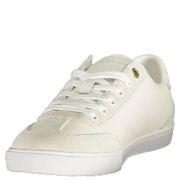 White Polyurethane Women's Sneaker