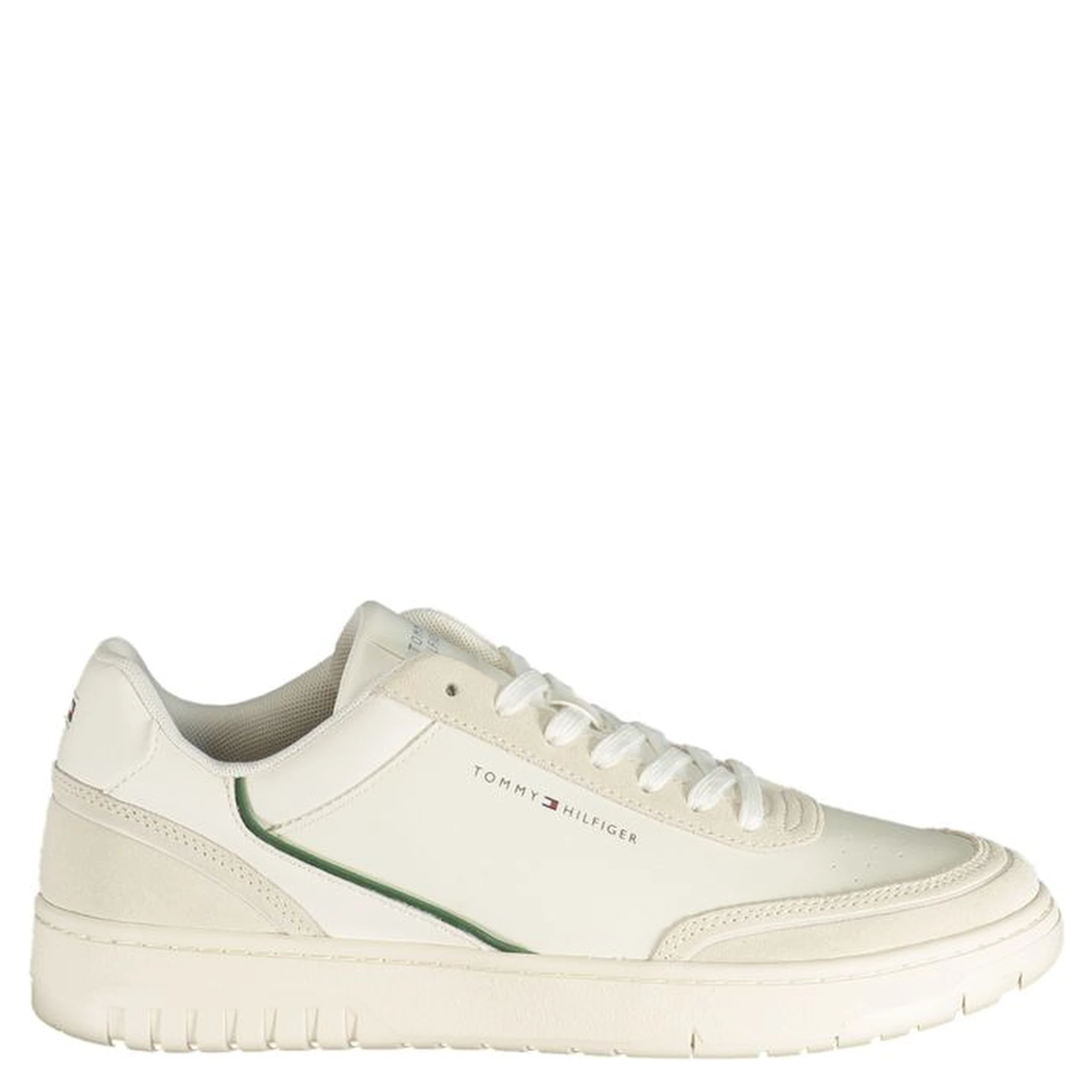 White Polyurethane Men's Sneaker