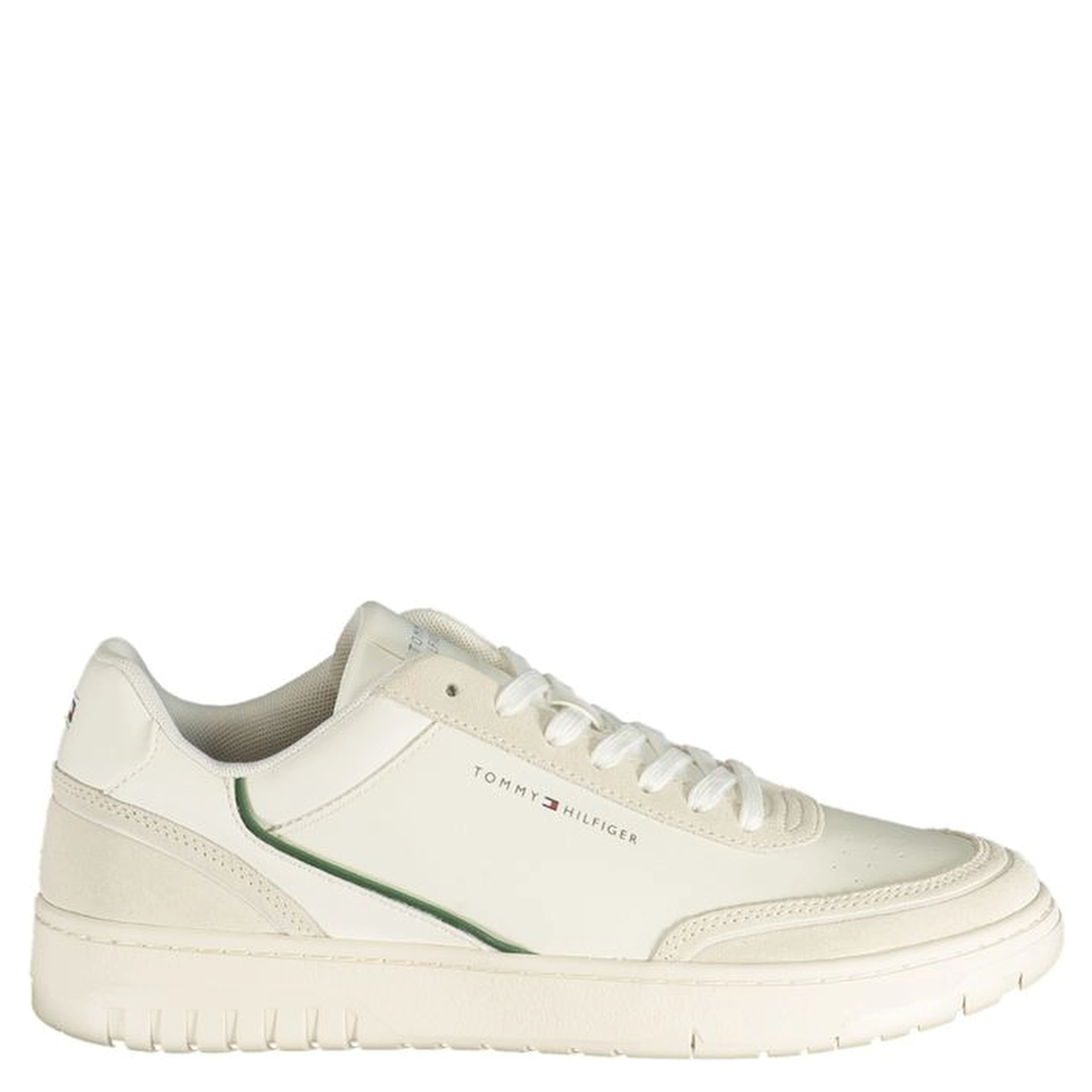 White Polyurethane Men's Sneaker