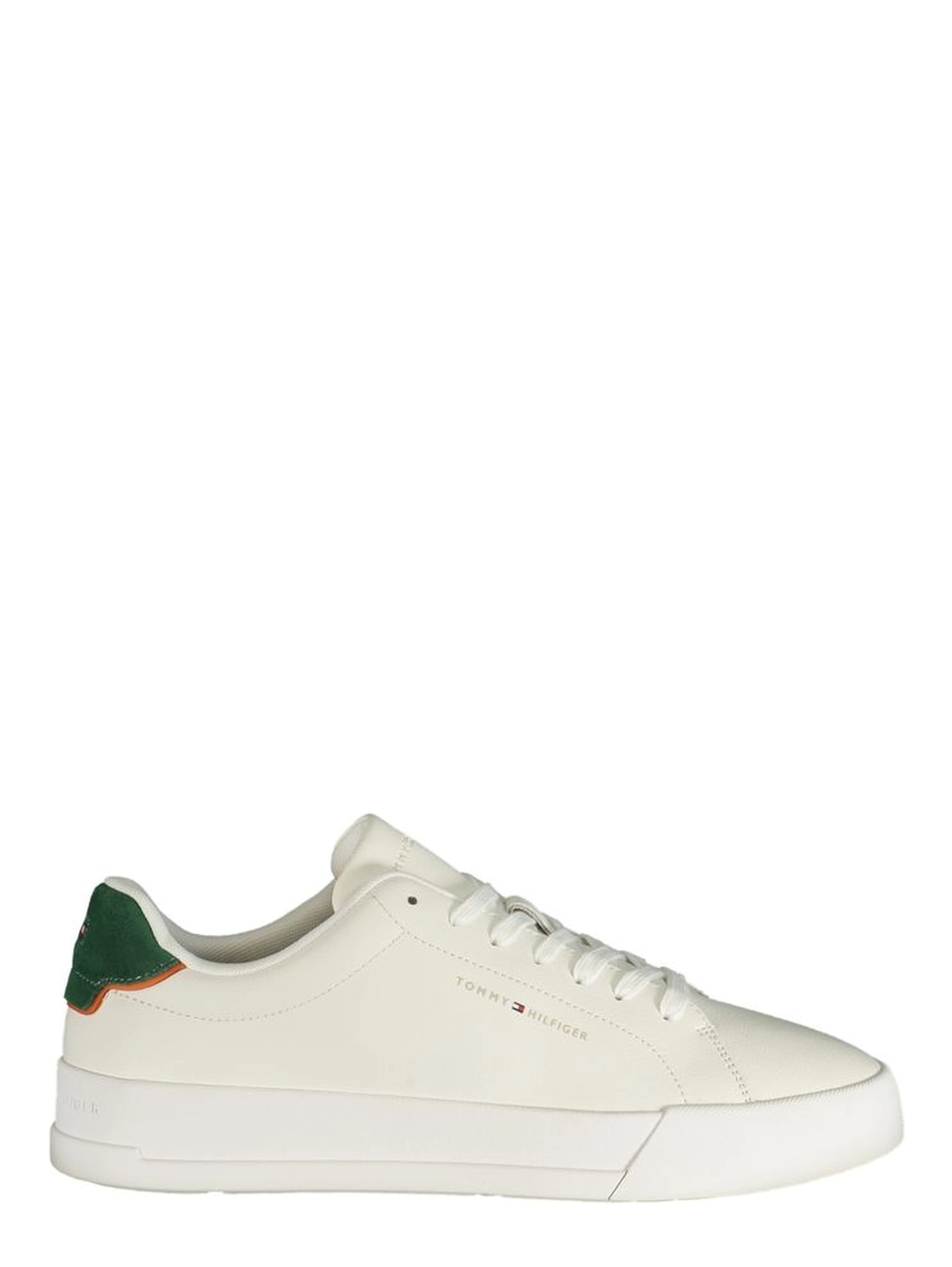 White Polyurethane Men's Sneaker
