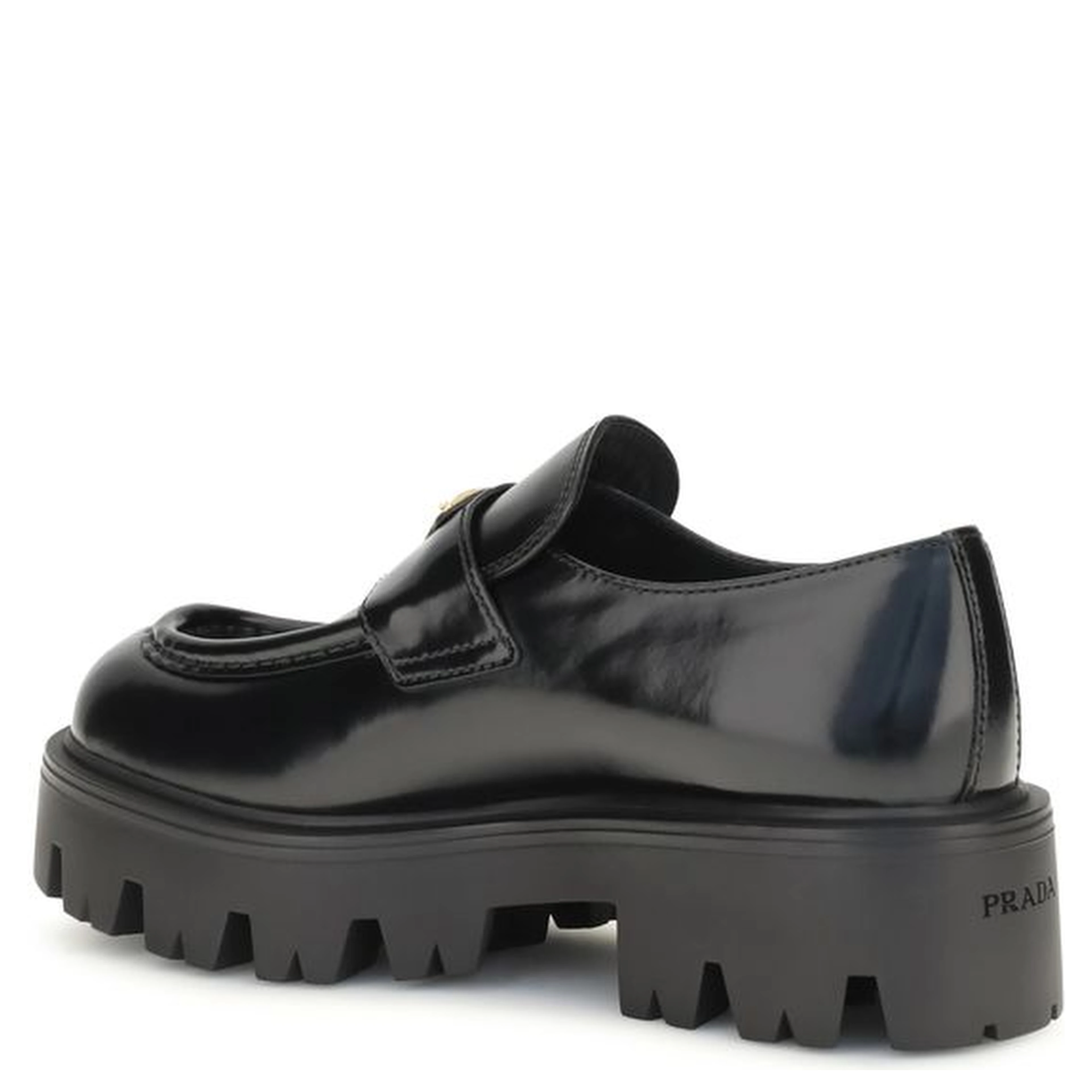 Black Calf Leather Bos Taurus Slip-On Loafers