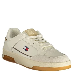 White Polyurethane Men's Sneaker