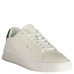 White Polyurethane Men's Sneaker
