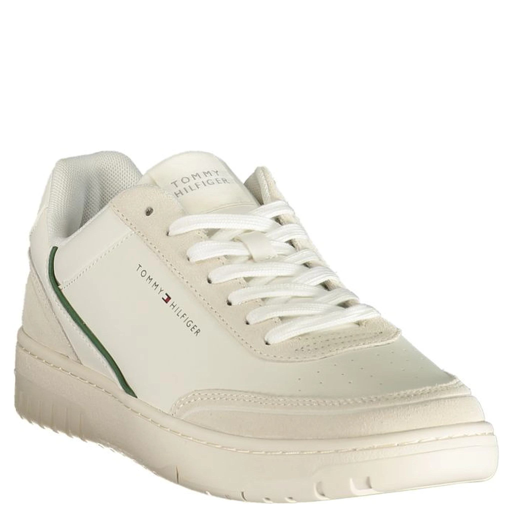 White Polyurethane Men's Sneaker