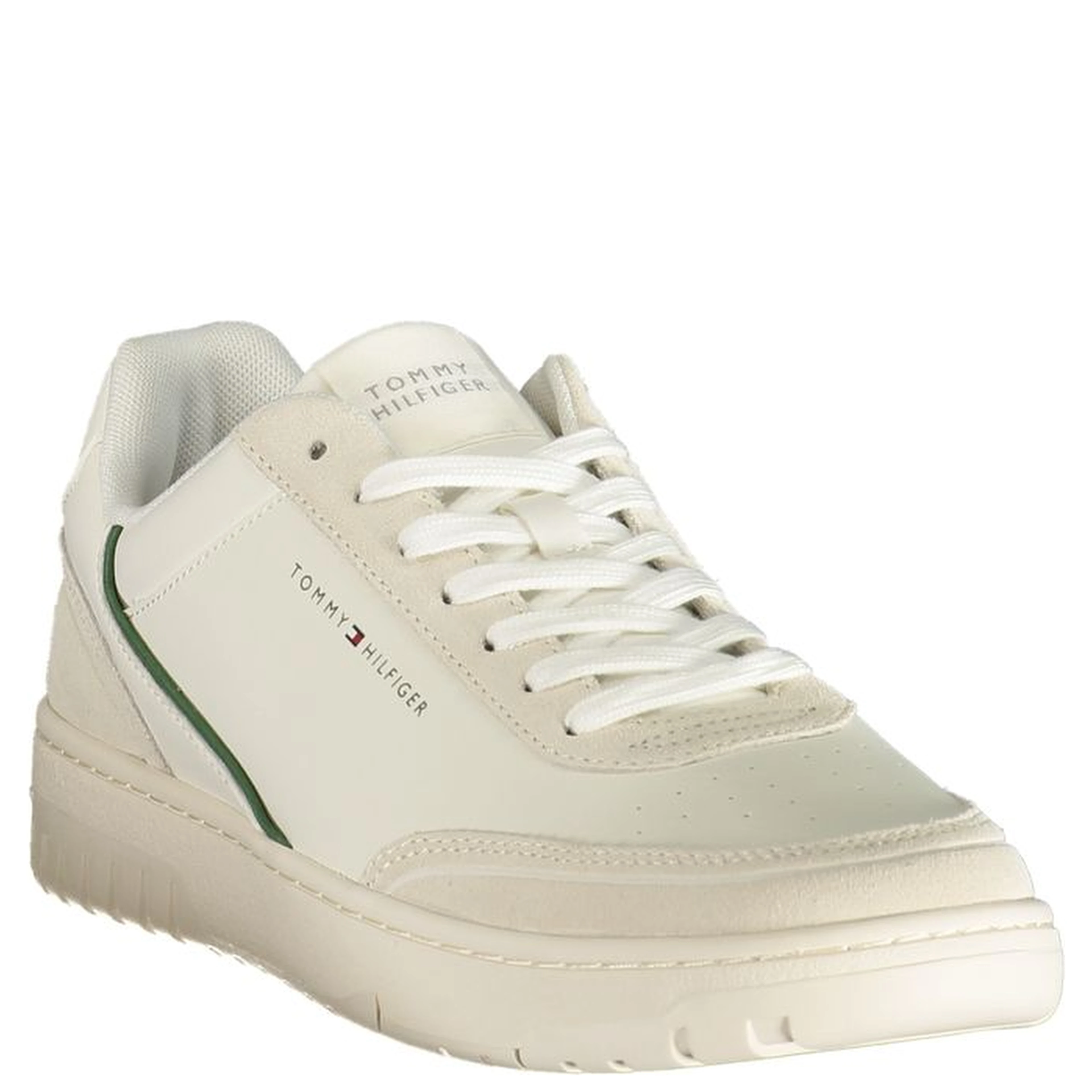 White Polyurethane Men's Sneaker