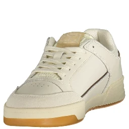White Polyurethane Men's Sneaker