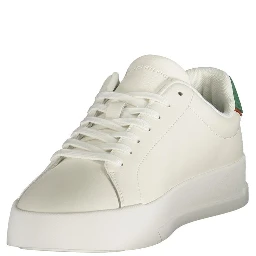 White Polyurethane Men's Sneaker