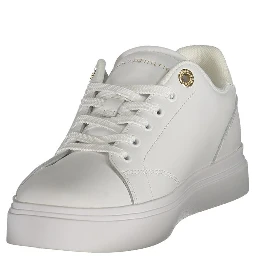 Bianco Polyurethane Donna Sneaker