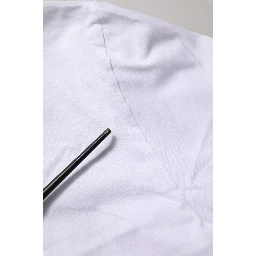 White DG Logo Print Short Sleeves Men T-shirt