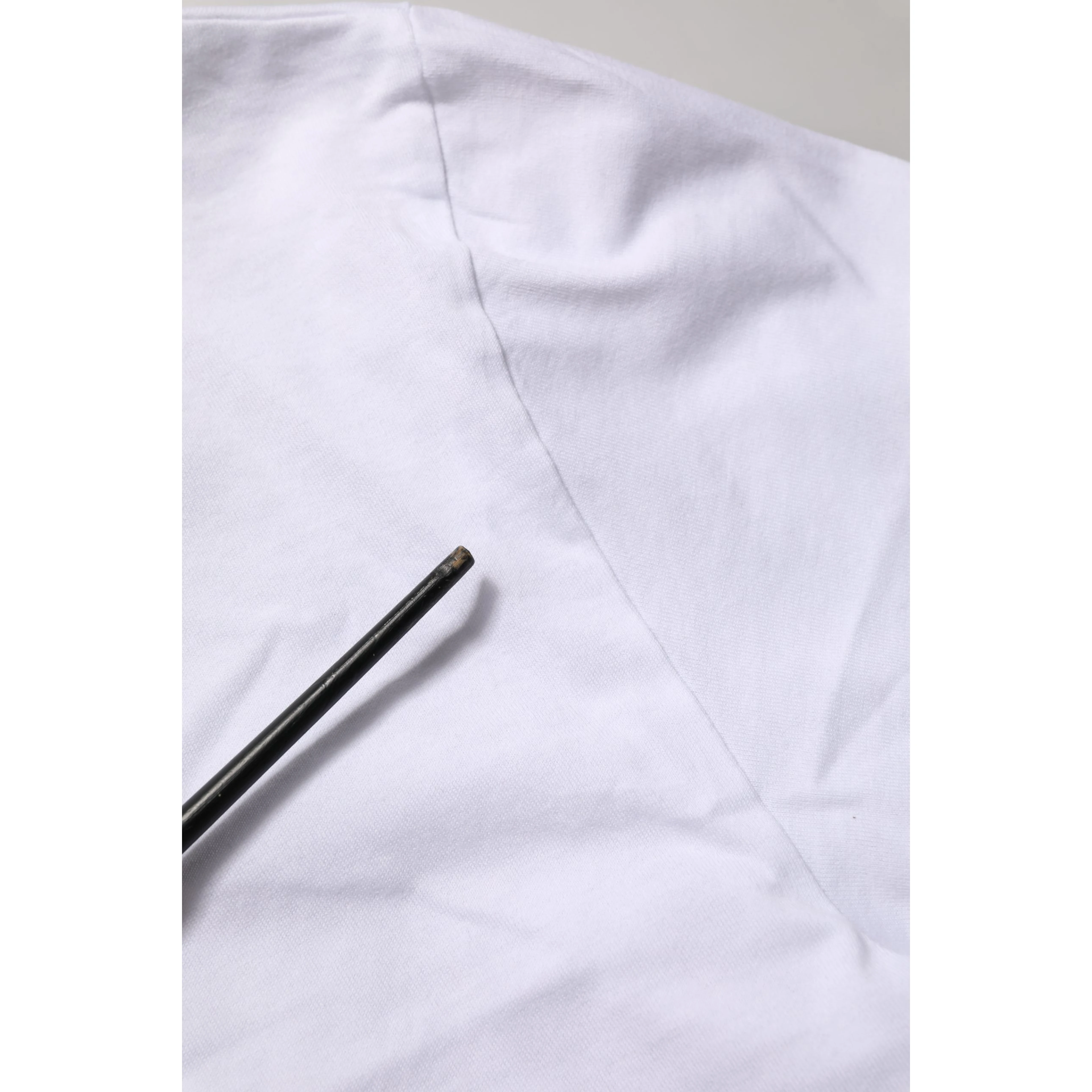 White DG Logo Print Short Sleeves Men T-shirt
