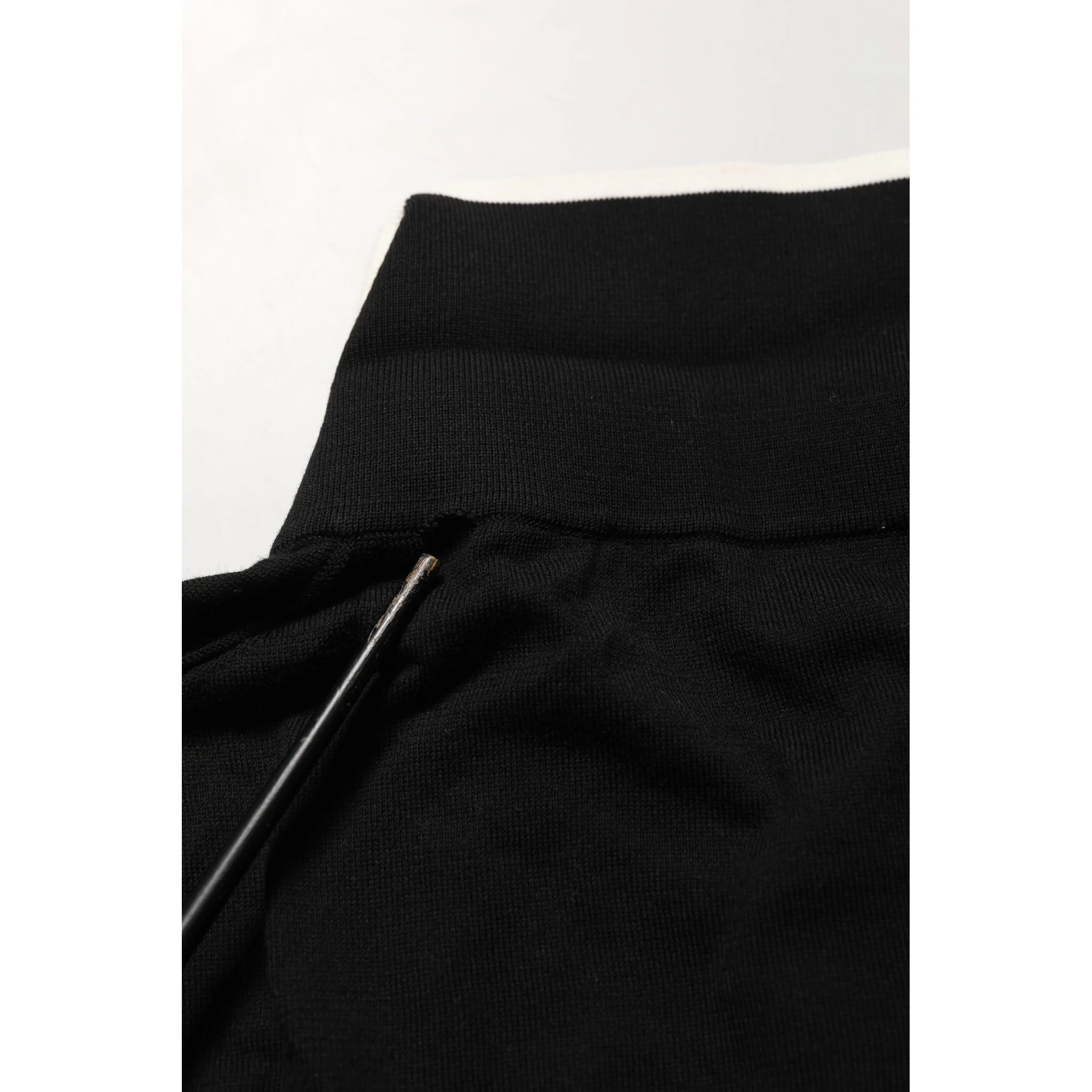 Black Cotton Collared Short Sleeves Polo T-shirt