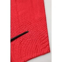 Red Cotton Graphic Print Crew Neck T-shirt