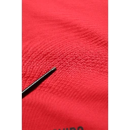 Red Cotton Graphic Print Crew Neck T-shirt
