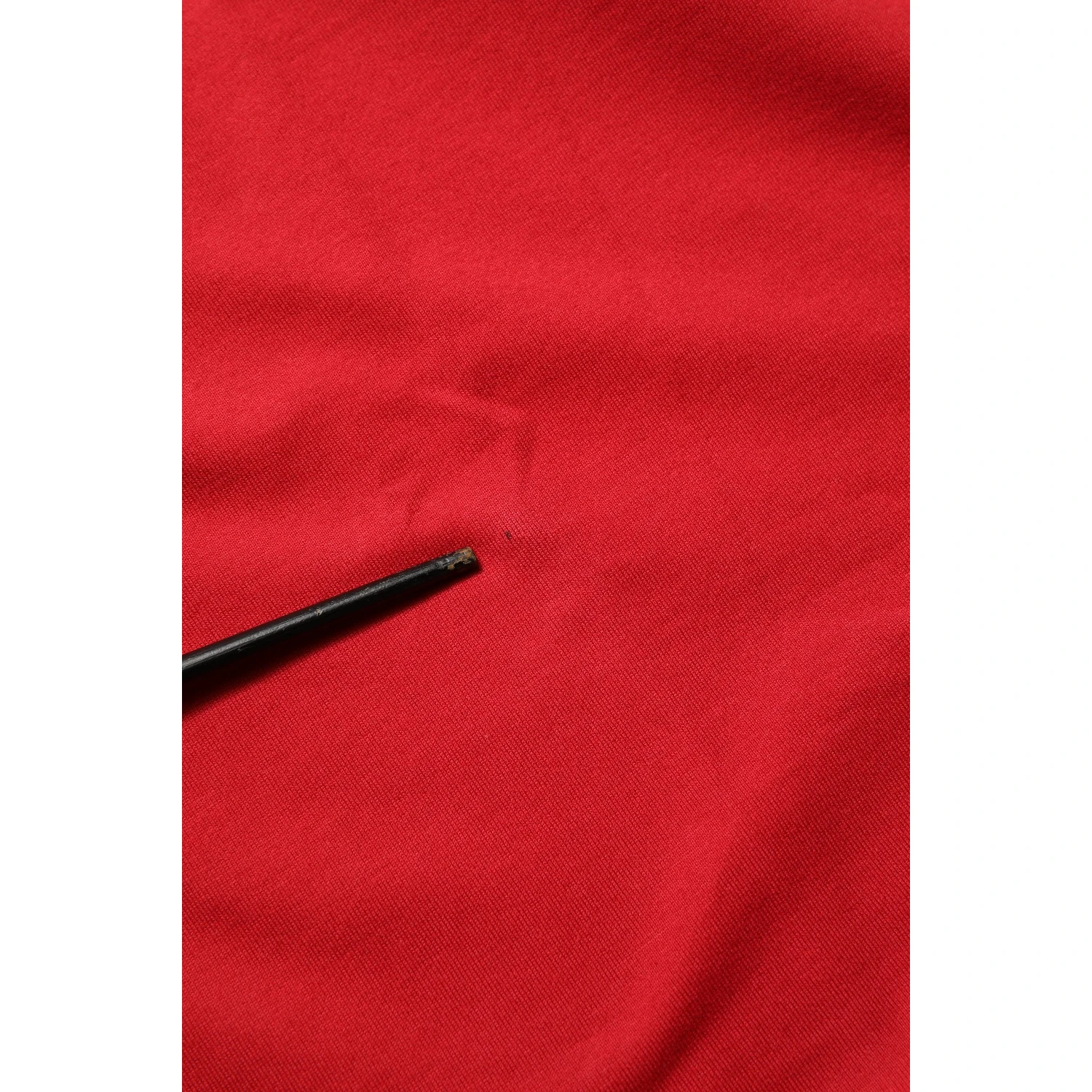 Red Cotton Graphic Print Crew Neck T-shirt