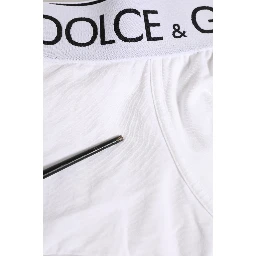 White Cotton Stretch Regular Boxer Underwear