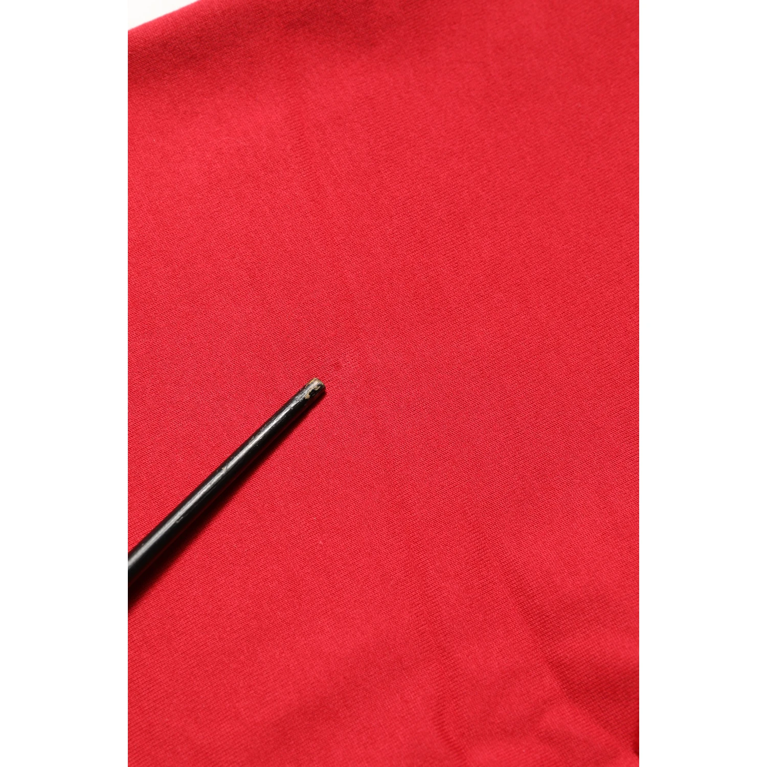 Red Cotton Graphic Print Crew Neck T-shirt