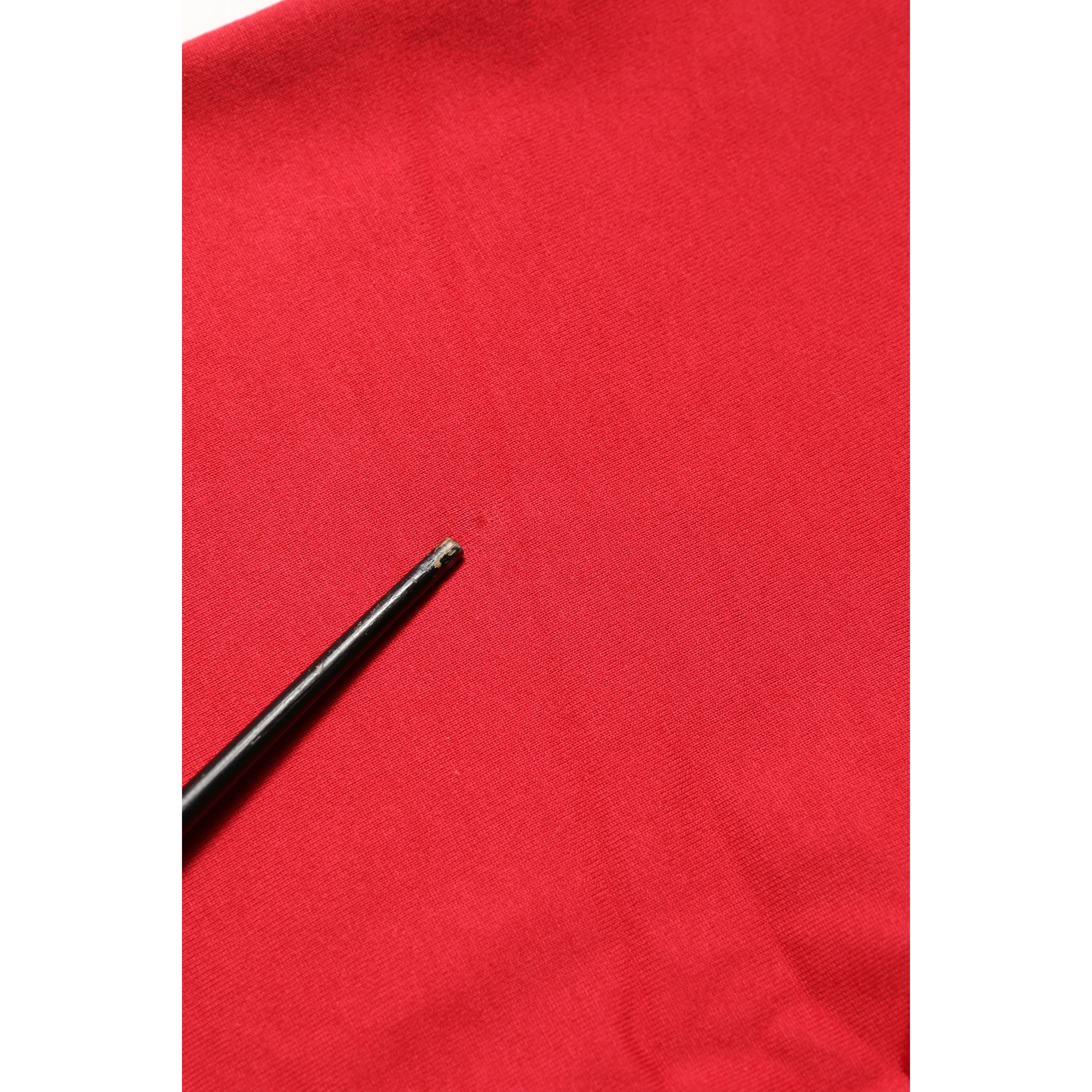 Red Cotton Graphic Print Crew Neck T-shirt