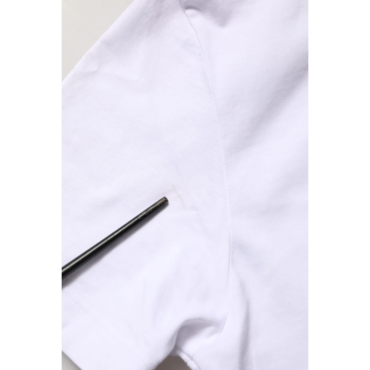 White DG Logo Cotton Crew Neck Men T-shirt