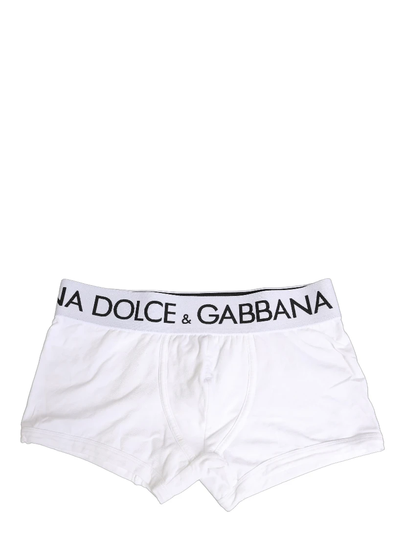 White Cotton Stretch Regular Boxer Underwear