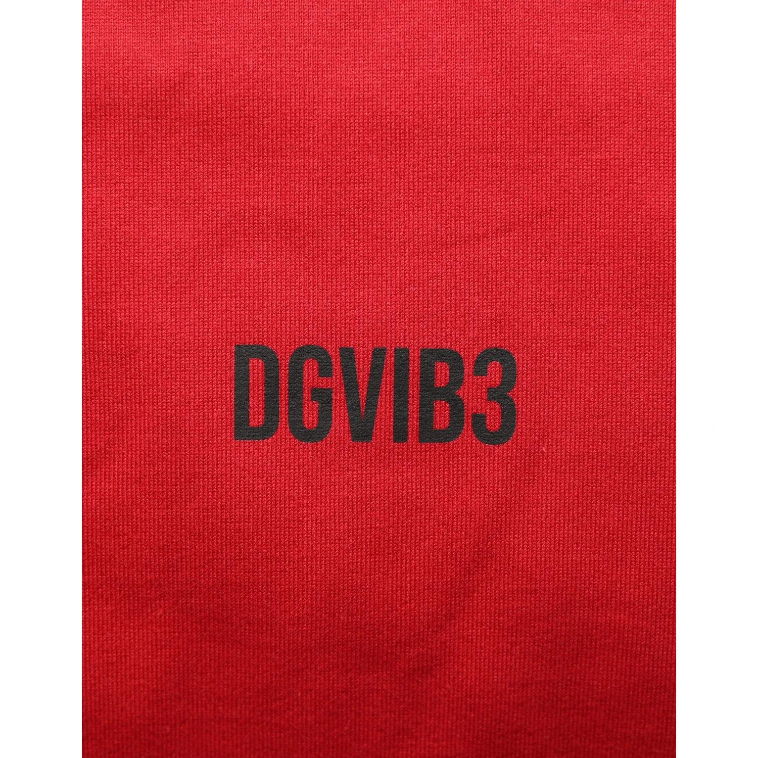 Red Cotton Graphic Print Crew Neck T-shirt