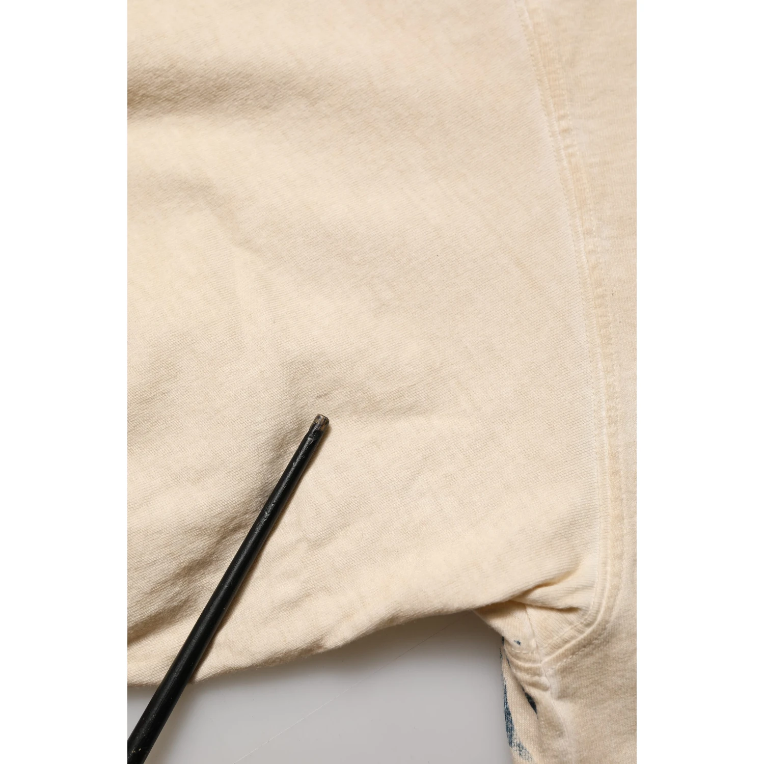 Beige Cotton Graphic Print Crew Neck T-shirt