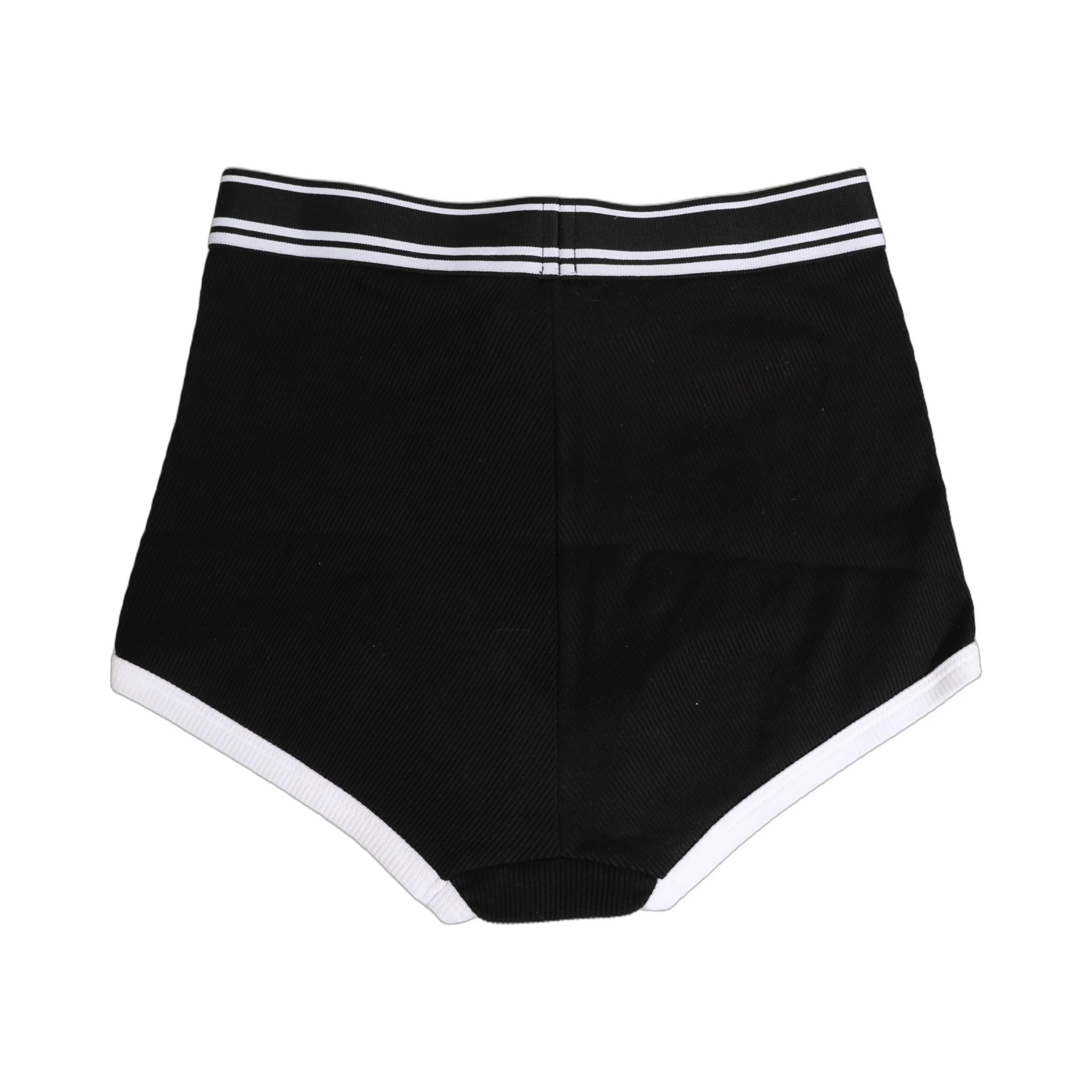 Black White Logo Waistband Coulotte Panty Underwear