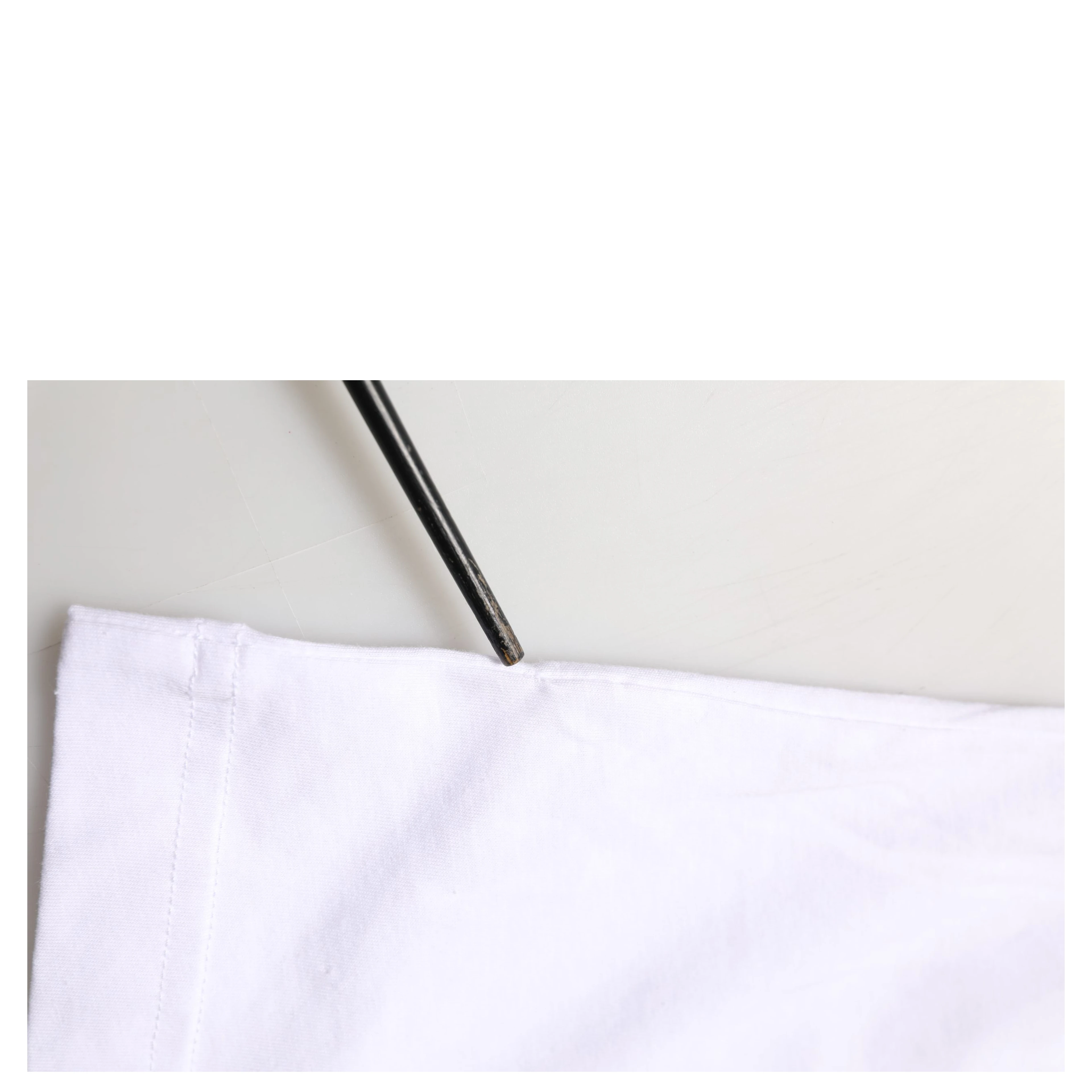White Cotton Logo Print Crew Neck T-shirt