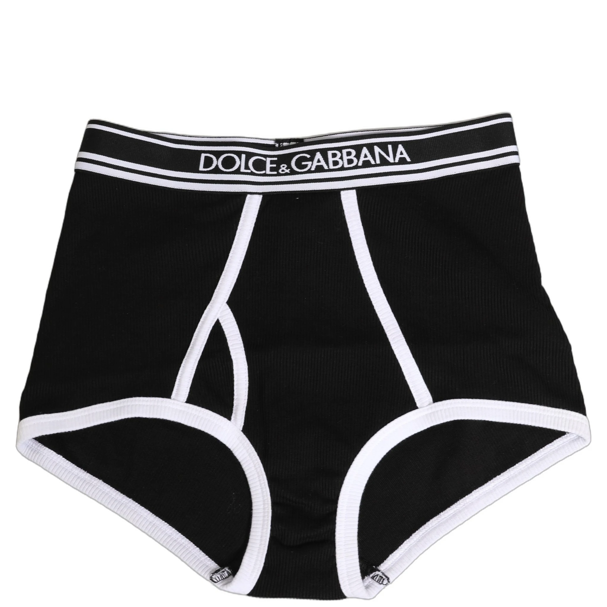 Black White Logo Waistband Coulotte Panty Underwear