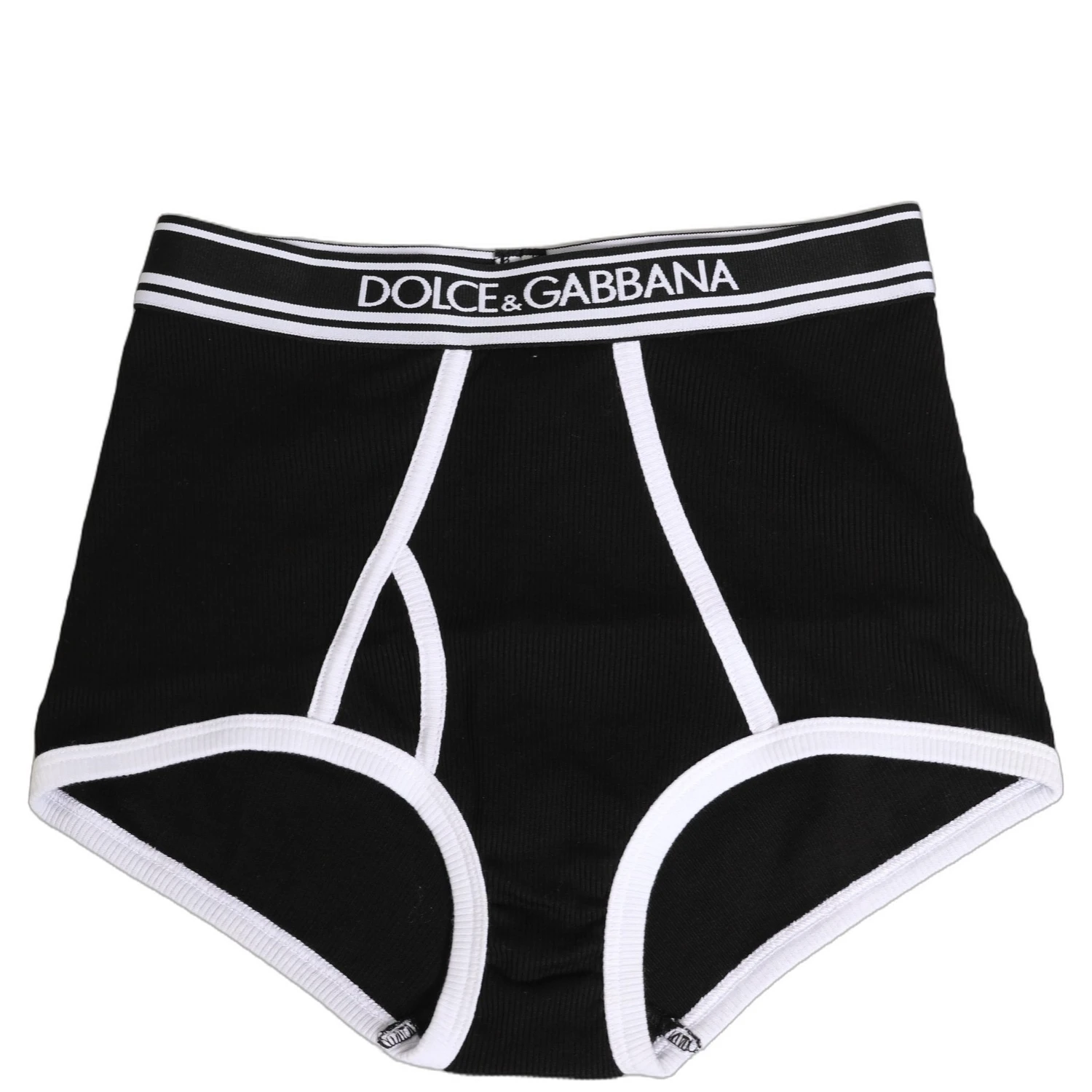 Black White Logo Waistband Coulotte Panty Underwear