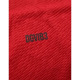 Red Cotton Graphic Print Crew Neck T-shirt