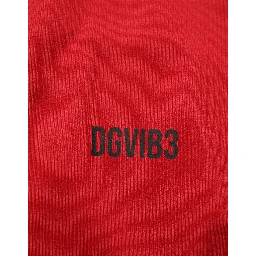 Red Cotton Graphic Print Crew Neck T-shirt