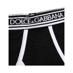 Black White Logo Waistband Coulotte Panty Underwear