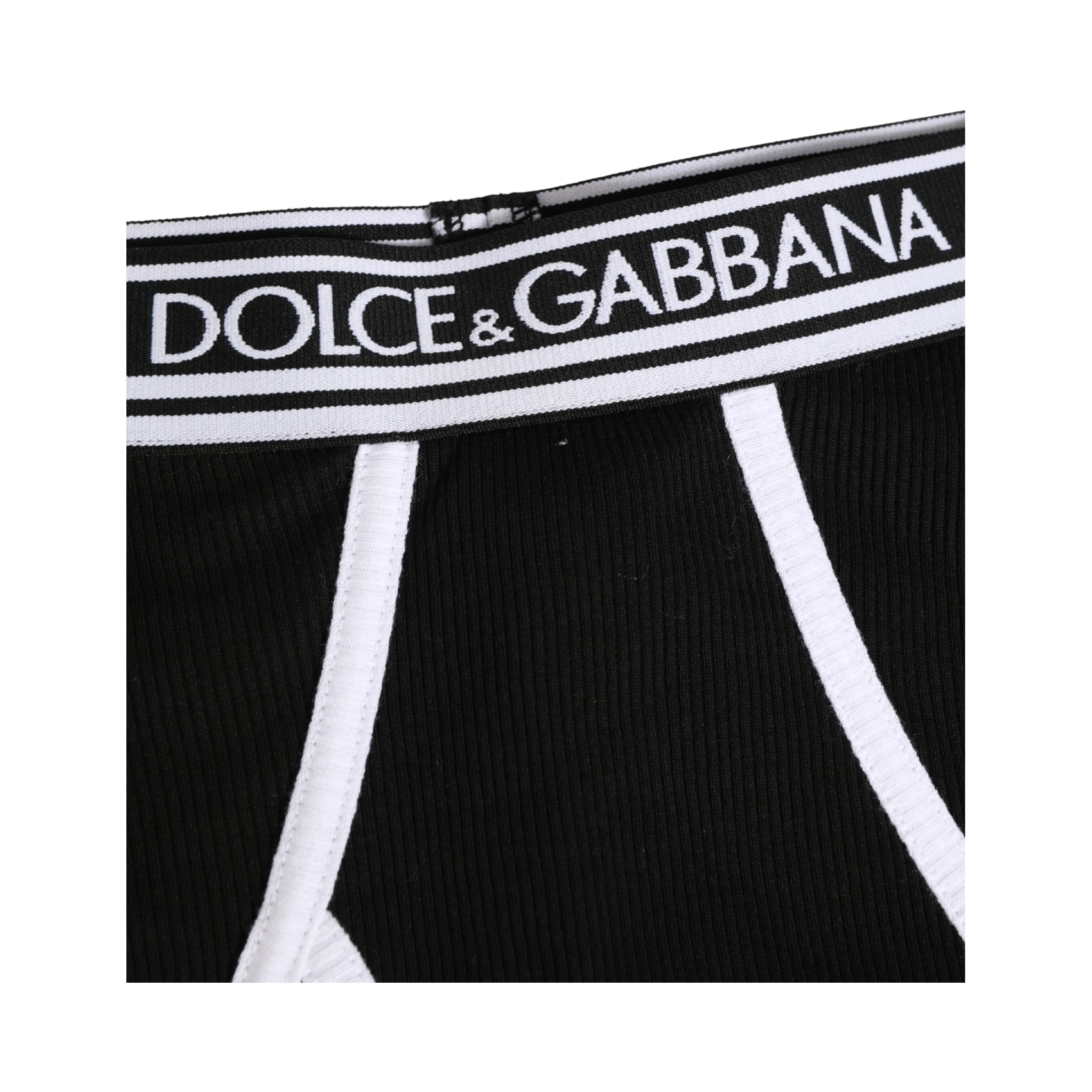Black White Logo Waistband Coulotte Panty Underwear
