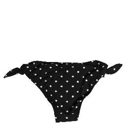 Black Polka Dot Swimwear Beachwear Bottom Bikini