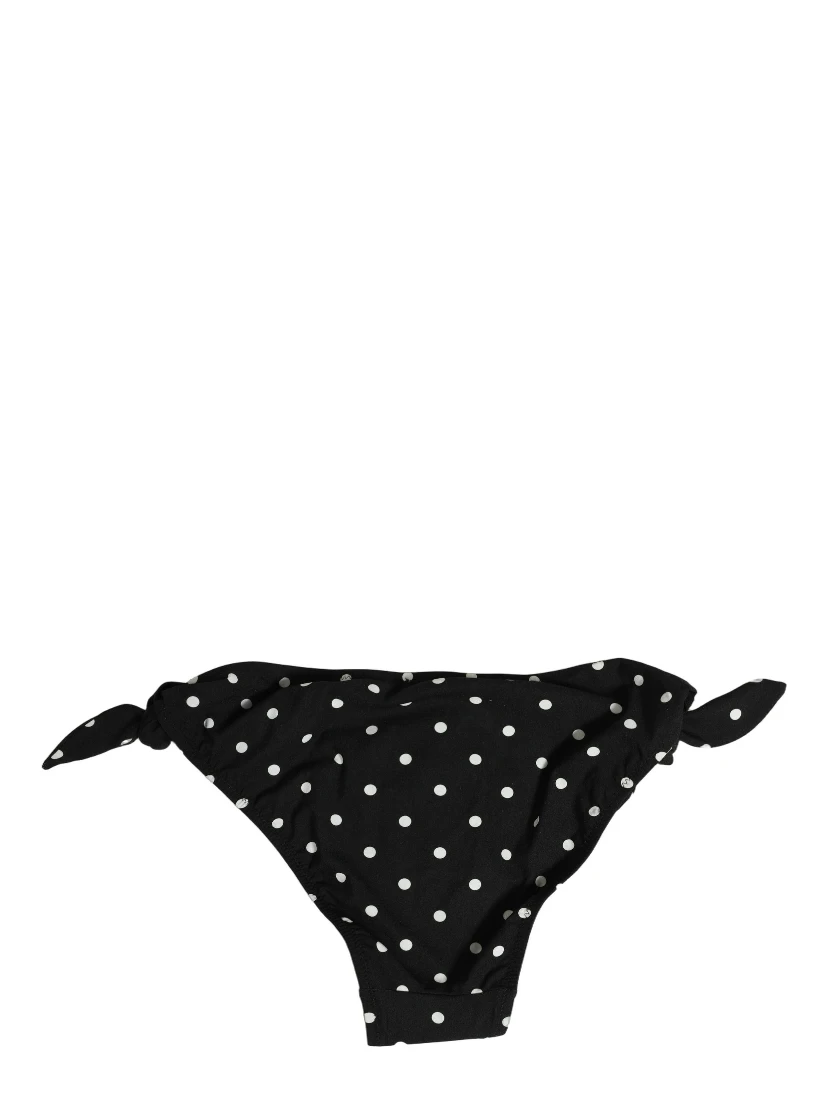 Black Polka Dot Swimwear Beachwear Bottom Bikini
