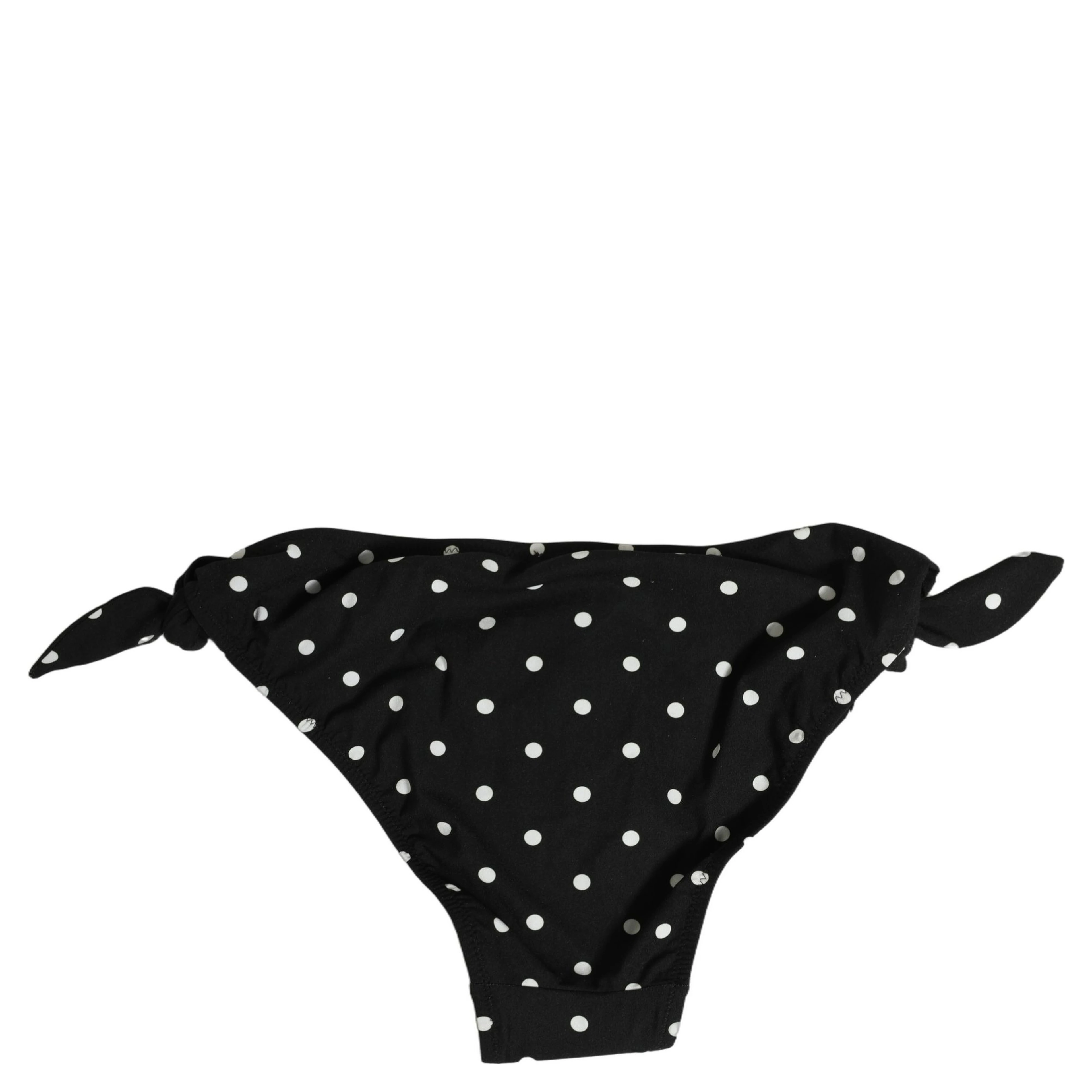 Black Polka Dot Swimwear Beachwear Bottom Bikini